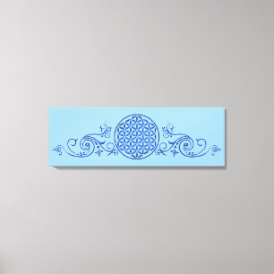 Flower of Life / Blume des Lebens - vintage III Canvas Print