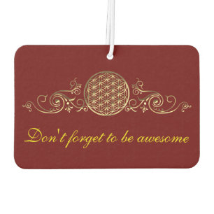 Flower of Life / Blume des Lebens - vintage IV Car Air Freshener