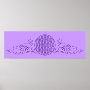 Flower of Life / Blume des Lebens - vintage VI Poster