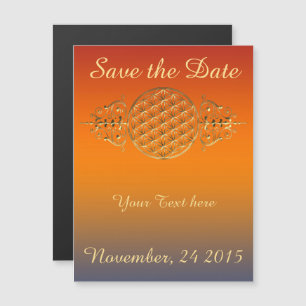 Flower of Life / Blume des Lebens - vintage VIII Magnetic Invitation