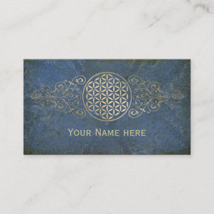 Flower of Life / Blume des Lebens - vintage X Business Card