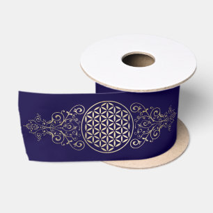 Flower of Life / Blume des Lebens - vintage X Satin Ribbon