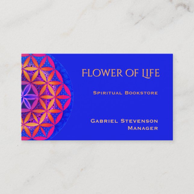 Flower of Life  Business Card (Front)