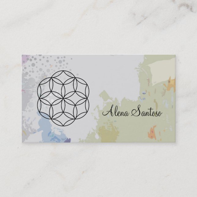 Flower of Life Business Card (Front)