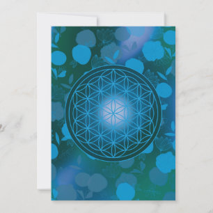 flower of life, chakra,zen,sacred geometric, invitation