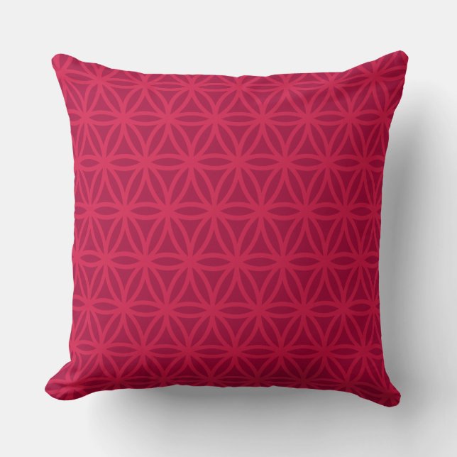 Flower of Life Circle Pattern Cushion (Front)