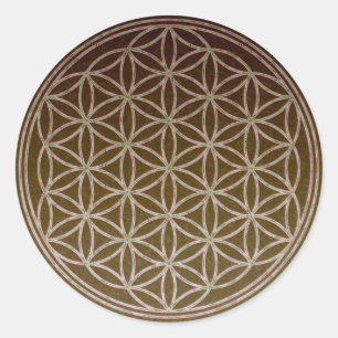 Flower of Life Classic Round Sticker