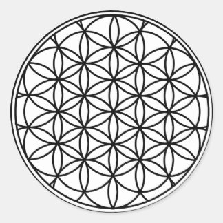 Flower of Life Classic Round Sticker