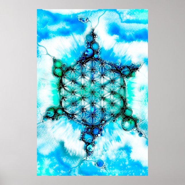 Flower Of Life - Colorfully Ways 3 Poster (Front)