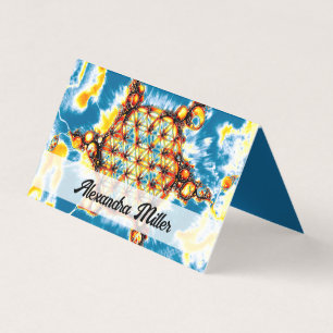Flower Of Life - Colorfully Ways 5 Business Card
