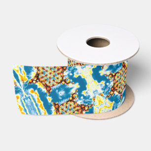Flower Of Life - Colorfully Ways 5 Satin Ribbon