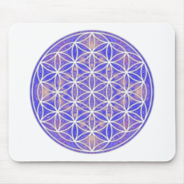 Flower of Life (Colour 3) Mouse Mat (Front)