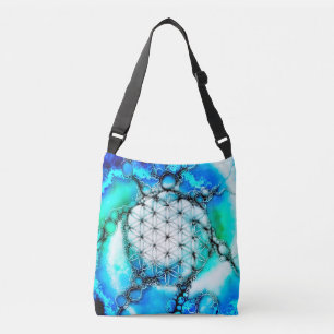 Flower Of Life - Colourfully Ways 2 Crossbody Bag