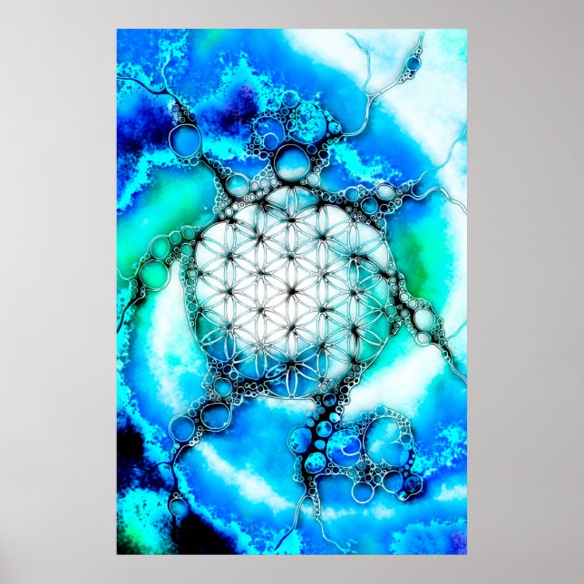 Flower Of Life - Colourfully Ways 2 Poster (Front)