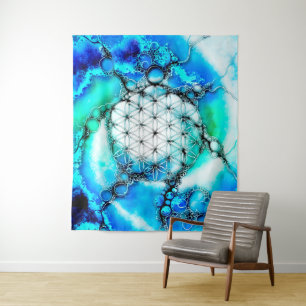Flower Of Life - Colourfully Ways 2 Tapestry