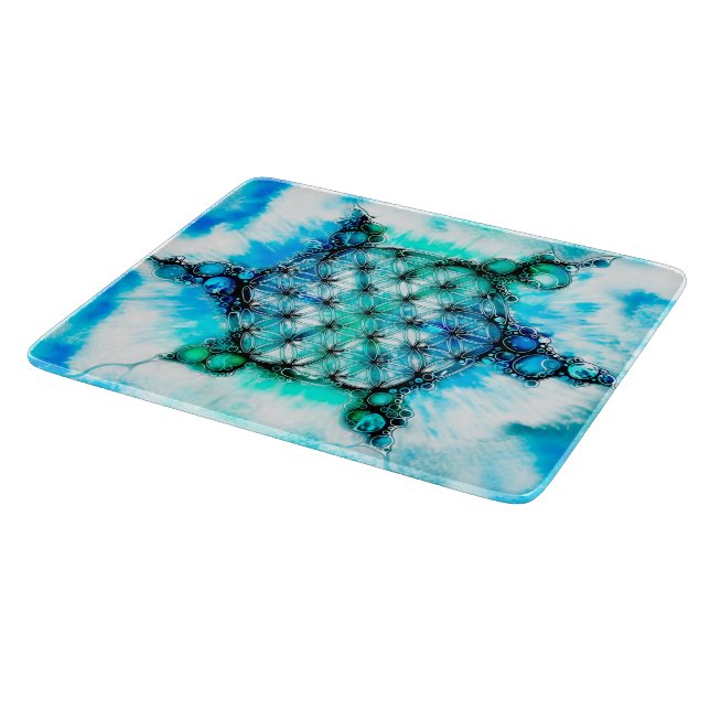 Flower Of Life - Colourfully Ways 3 Cutting Board (Corner)