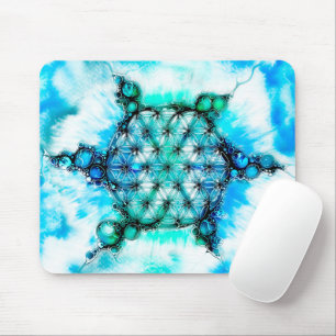 Flower Of Life - Colourfully Ways 3 Mouse Mat