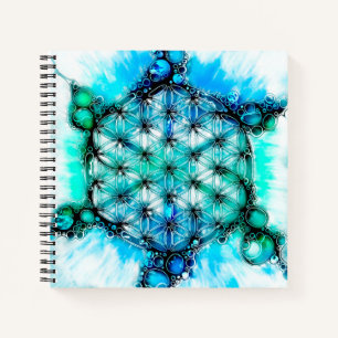 Flower Of Life - Colourfully Ways 3 Notebook