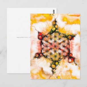 Flower Of Life - Colourfully Ways 4 Postcard