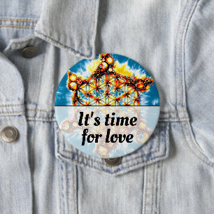 Flower Of Life - Colourfully Ways 5 10 Cm Round Badge