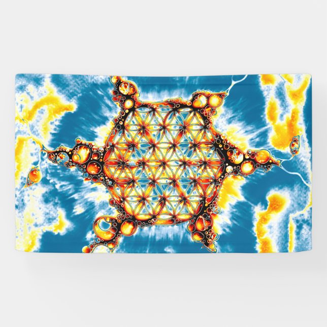 Flower Of Life - Colourfully Ways 5 Banner (Horizontal)