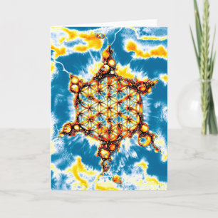 Flower Of Life - Colourfully Ways 5 Card