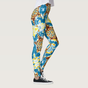 Flower Of Life - Colourfully Ways 5 Leggings