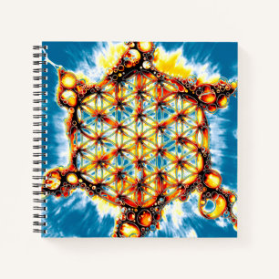 Flower Of Life - Colourfully Ways 5 Notebook