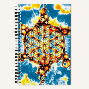 Flower Of Life - Colourfully Ways 5 Notebook