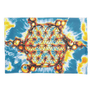 Flower Of Life - Colourfully Ways 5 Pillowcase