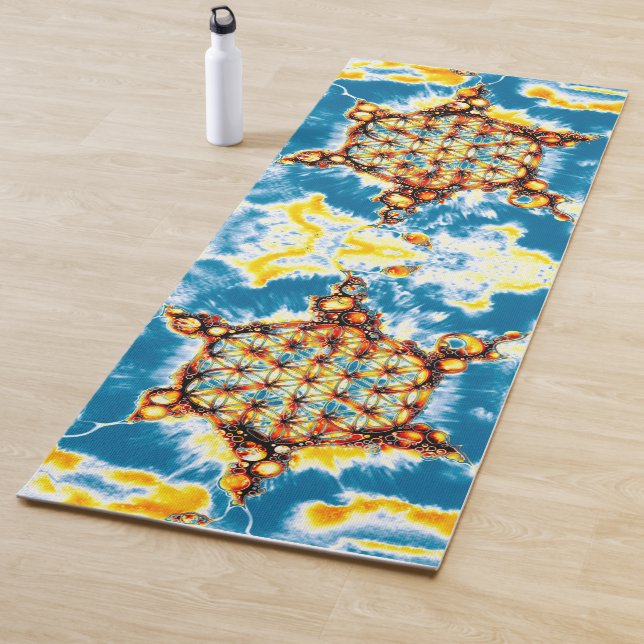 Flower Of Life - Colourfully Ways 5  Yoga Mat (In Situ)