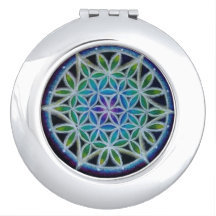 Flower of Life Compact Mirror