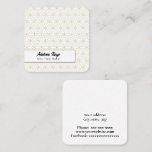Flower of Life design Square Business Card
