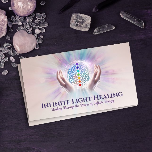 Flower of life -  Energy Healing - Reiki Business Card (Creator Uploaded)