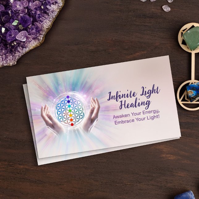 Flower of life -  Energy Healing - Reiki Business Card (Creator Uploaded)