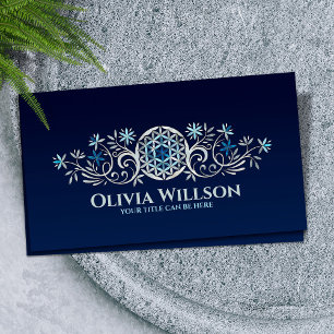 Flower of life - Flourish Ornament  Business Card