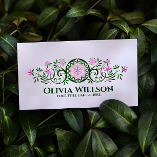 Flower of life - Flourish Ornament  Business Card