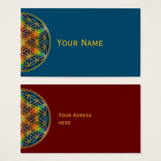 FLOWER OF LIFE - Fractal Blossom 1 (Front & Back)