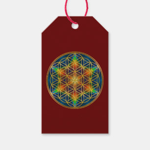 FLOWER OF LIFE - Fractal Blossom 1 Gift Tags