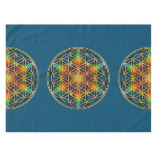 FLOWER OF LIFE - Fractal Blossom 1 Tablecloth