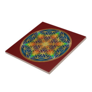 FLOWER OF LIFE - Fractal Blossom 1 Tile