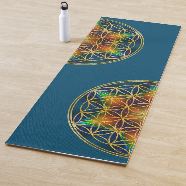 FLOWER OF LIFE - Fractal Blossom 1 Yoga Mat (In Situ)