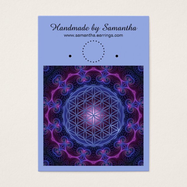 Flower Of Life - Fractal Mandala Square II (Front)