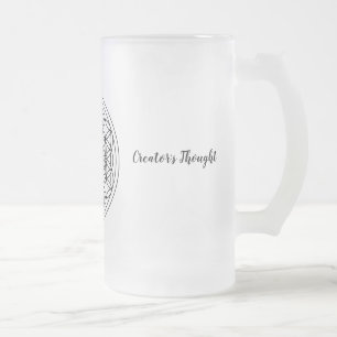 Flower of Life  Frosted Mug 16 oz