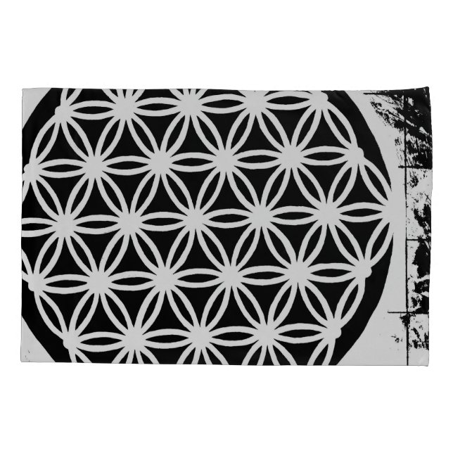 Flower of Life – Geometric Pillowcase (Back)