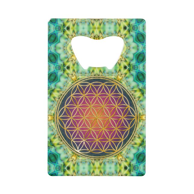 Flower Of Life - gold - fractal 2 (Front)