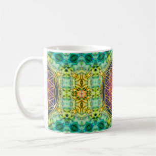Flower Of Life - gold - fractal 2 Coffee Mug