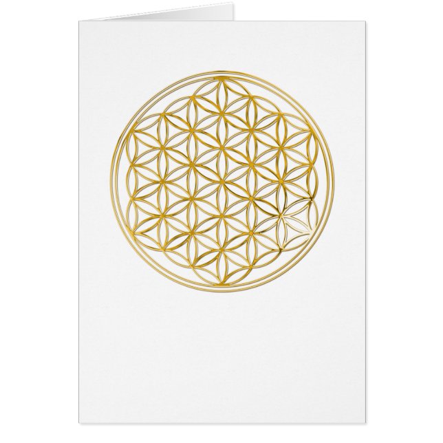 Flower Of Life | gold, small (Front)