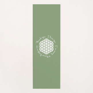 Flower of Life Ho'oponopono Yoga Mat