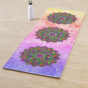 Flower Of Life - Indian Mandala 1 Yoga Mat